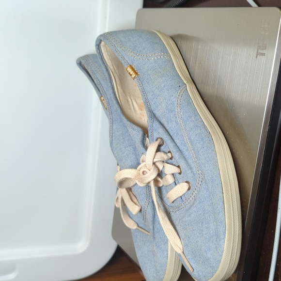 Keds Blue Chambray Sneakers Women's Size 8.5 - Picture 3 of 7
